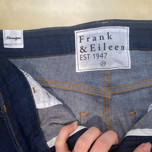Frank & Eileen FLANNIGAN Flare Jean Italian Power Denim 2003 Wash Sz 29 Capsule - Picture 3 of 13